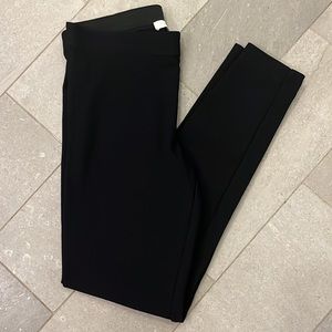 Vince Back Stitched Black Leggings Size M, like new. Elastic waist